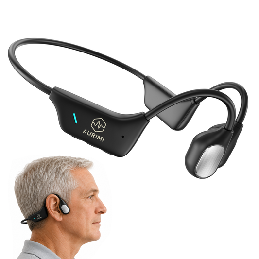 Aurimi® Bone Conduction Personal Sound Amplifier（App-Controlled Version）